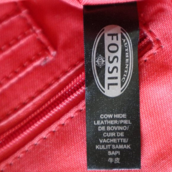 Poppy Red Fossil Crossbody Purse - Picture 15 of 16